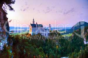 Neuschwanstein castle in Bavaria, Germany