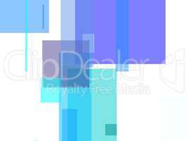 Abstract blue squares illustration background
