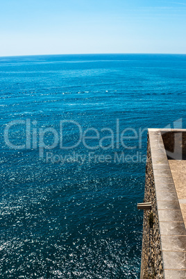 Terrace to the sea.