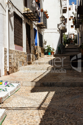 Street of Peñiscola.