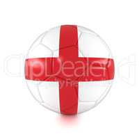 3d render - Russia 2018 - Football with England flag