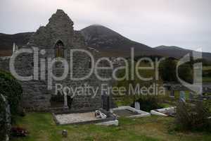 Ruins of Murrisk Abbey, County Mayo, Ireland