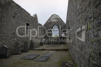 Ruins of Murrisk Abbey, County Mayo, Ireland