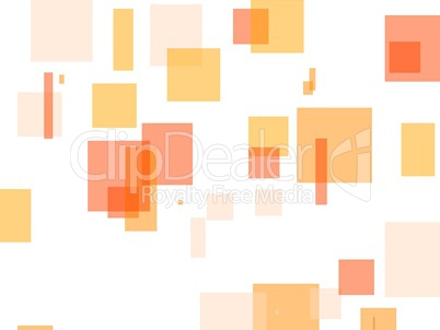 Abstract orange squares illustration background