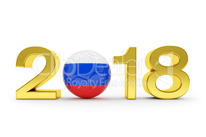 3d render - russia 2018 - soccer - football - ball