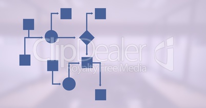 wireframe with bright background