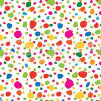 Abstract seamless pattern with dot. Blot holiday party texture