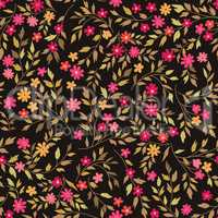 Floral seamless pattern. ornamental flowers background