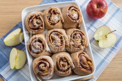 Apfel Zimt Schnecken