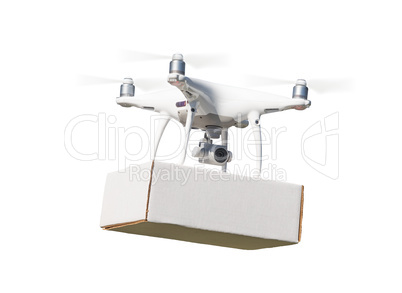 Unmanned Aircraft System (UAS) Quadcopter Drone Carrying Blank P