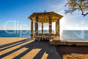 Nice resting area in Costa Brava, near small holiday village Sagaro, country Spain