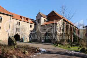 Eingangsbereich von Kloster Brunshausen in Bad Gandersheim