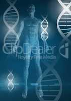 Human genetic DNA health and fitness interface