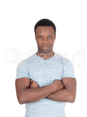 Portrait of serious looking African man