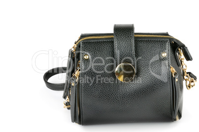 fashion purse handbag on white background isolated.