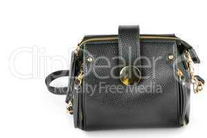 fashion purse handbag on white background isolated.