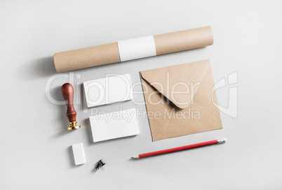 Blank stationery set