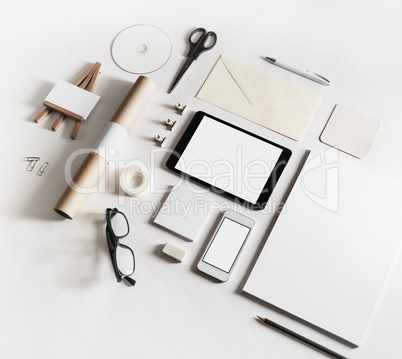 Blank stationery set