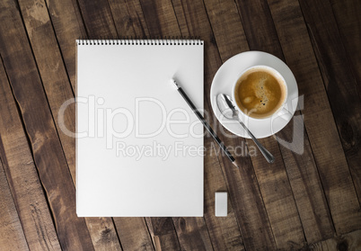 Blank stationery template