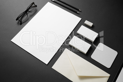 Branding stationery mockup