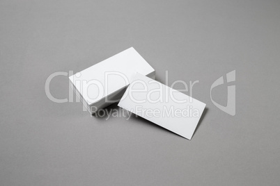 White business cards