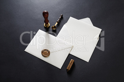 Blank paper envelopes