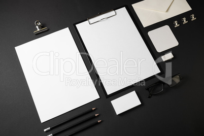 Blank stationery set