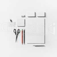 Blank corporate stationery