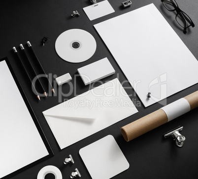 Blank stationery set