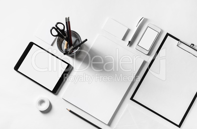 Photo of blank stationery