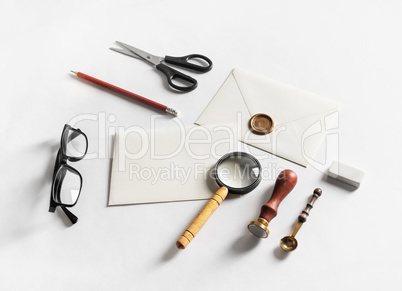 Vintage stationery elements