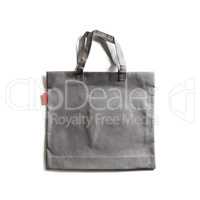 Gray shopping bag