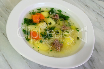 Graupensuppe