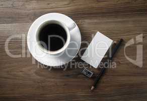 Coffee and stationery