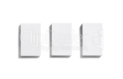 Blank business cards