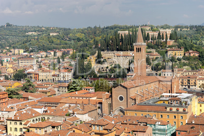 historical city view of Verona