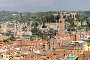 historical city view of Verona