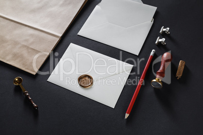 Blank vintage envelopes