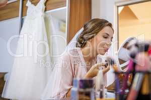 Makeup for bride in wedding day