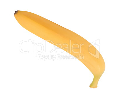 raw Yellow Banana Isolated