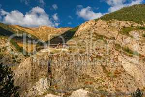 Nice landscape from a mountains in country Andorra