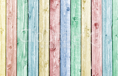 Pastel painted old weathered wood planks
