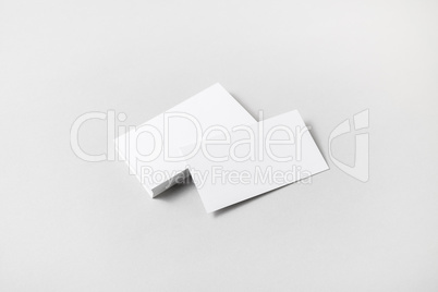 White business cards