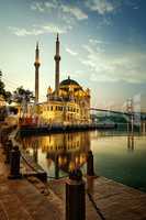 Mosque and Bosphorus bridge