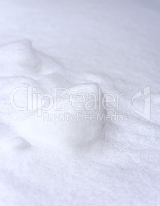 white snowdrifts, a winter day
