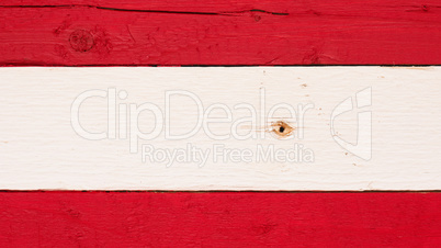 Austrian wooden flag