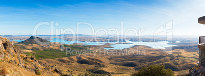 Serene valley in Extremadura