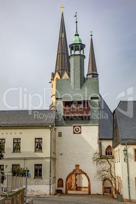 Burgstädt with Seigenthurm and church