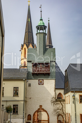 Burgstädt with Seigenthurm and church