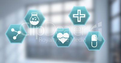 medical hexagon interface